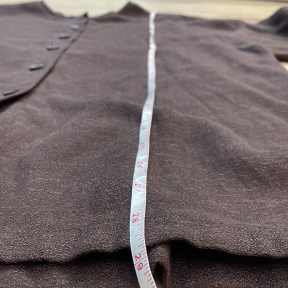 Anthro‎ Wooden Ships Knit Linen Button Front Tunic Lagenlook Forest Minimalist - Picture 13 of 13